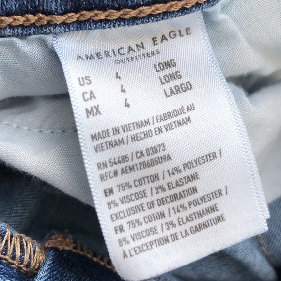 LIKE NEW AMERICAN EAGLE HIGH-RISE JEGGING JEANS 4/27x31 ⭐️ - Picture 10 of 13